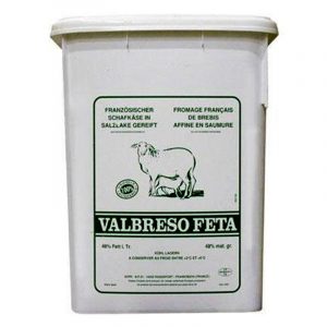 Valbreso Feta French Sheep Pail 35 lb