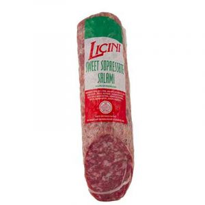 Licini Sopressate Sweet 1piece Cryovac 10 lb