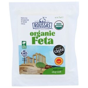 Roussas Feta Greek PDO Organic 12/7oz.