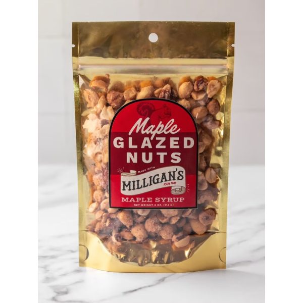 Milligans Maple Glazed Nuts 4oz